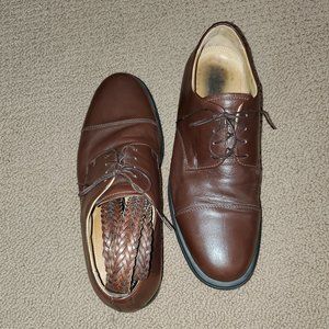 Mens Dress Shoes & Braided Belt